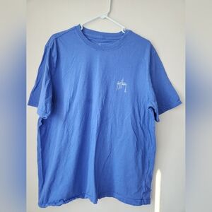 Blue Graphic T-Shirt,  XXL
